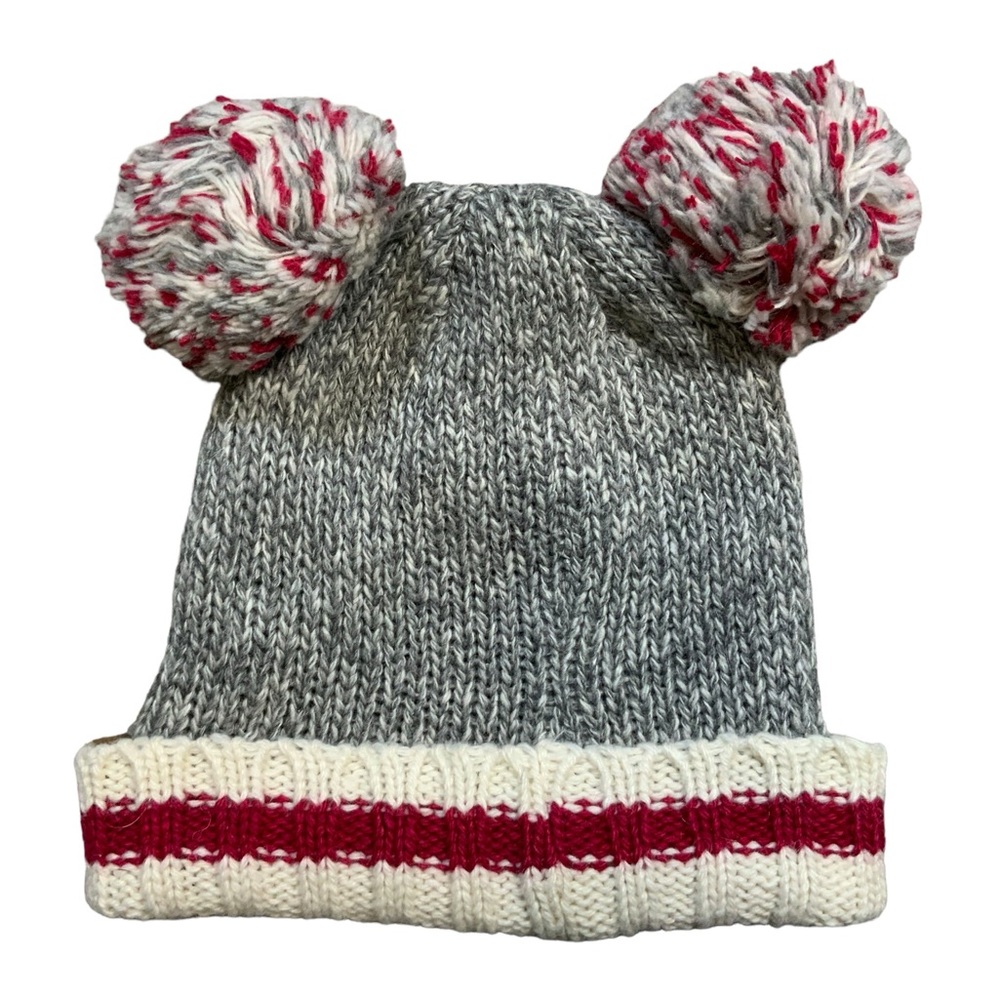 Canadiana Sock Knit Bear Hat
